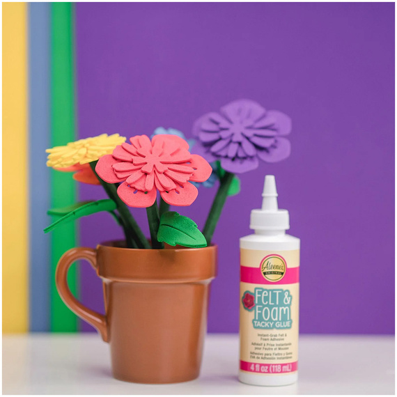 Aleene's Felt & Foam Tacky Glue 118ml – Kleber für Filz und Schaumstoff