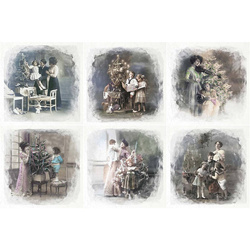 Reispapier-Set - ITD RSM085 vintage Weihnachten