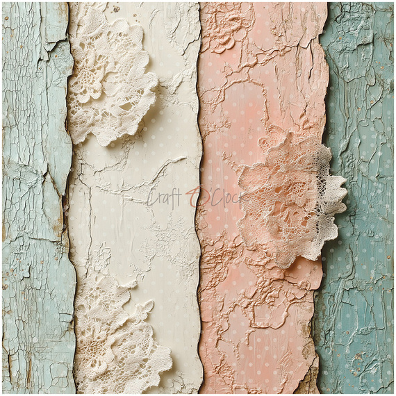 Scrapbooking Papier Set 20x20 - Craft o'clock - Sprites of Harmony - BASIC