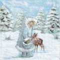 VINTAGE SERVIETTEN 1 Stück Motivservietten Decoupage Napkin 33x33cm, Engel 101