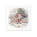 Scrapbooking-Bastelpapier-Set reis - ITD - RSM135 Puppen unter dem Weihnachtsbaum