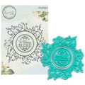 AGATERIA - Transparent Stempel Motivstempel Clear Stamp - W dniu Ślubu - Untertitel PL Rahmen "Blätter"