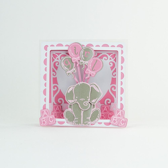 TONIC STUDIOS Gummistempel Stempel Motivstempel - Henri & Heffi, Junge und Elefant