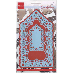 Stanzform Präge Stanzschablone Cutting Die - Marianne Design - Vintage Etiketten LR0334 Etikettenrahmen