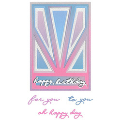 SIZZIX Stanzform Präge Stanzschablone Cutting Die, Refined Rays