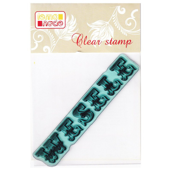 LEMONADE Transparent Acryl Stempel Motivstempel - Wesele Untertitel PL