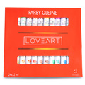 LOVEART Ölfarben Set 24 tuben x 12 ml Oil Paint Set Farben Öl Künstler Farben