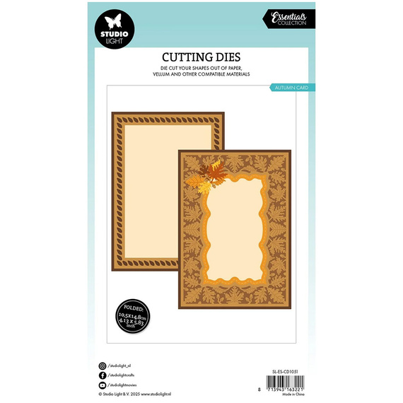 Stanzschablone – Cutting Die für Papier - StudioLight - Autumn card