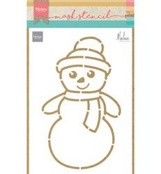 MARIANNE DESIGN - Mixed Media Schablone STENCIL - Schneemann / snowman