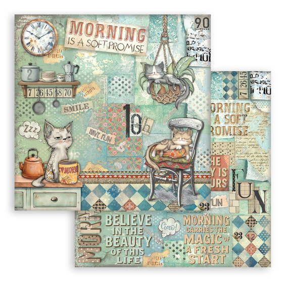 Scrapbooking Papier Set 30x30 - Furry Friends  - Stamperia