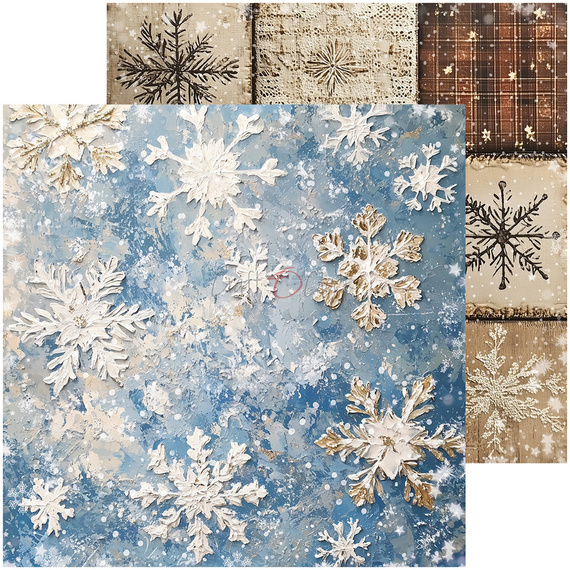Scrapbooking Papier Set 20x20 - Craft o'clock - Jolly Season mix