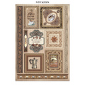 Set aus Junk Journal-Papieren, Aufklebern und Elementen - Coffee & Chocolate - Stamperia 