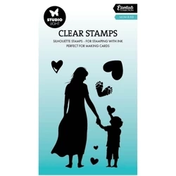 STUDIOLIGHT - Transparenter Stempel  - Mom & Kid, Mutter und Kind