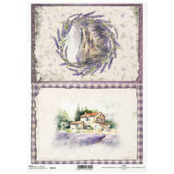 ITD Reispapier Decoupage Bastelpapier Serviettentechnik-R2235 Lavendel