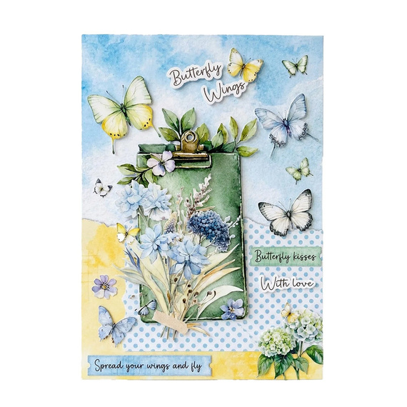 Scrapbooking Papier Set A4 - Butterflies Schmetterlinge - Studio Light