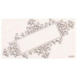 Dekorpappe Die Cut Chipboard Rahmen / Schild 01 - Idea d'oro - SCRAPINIECrapiniec