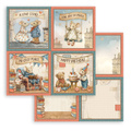 Scrapbooking Papier Set 20x20 -  Family - Stamperia