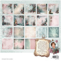 STUDIOLIGHT Scrapbooking Papier Set 20x20 cm, Collage Papier Pad - Christmas Blush