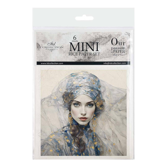 Scrapbooking-Bastelpapier-Set reis - ITD - RSM126 Mosaik Frau - Inspiriert von Klimt