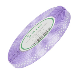  Satin-Punkt-Band 6 mm - lila 132 - 23 m - Dekoband