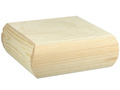 Abgerundetes quadratisches Holztablett 