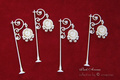 Dekorpappe Die Cut Chipboard - Uhr 03 Satz - Park Avenue - klein SC