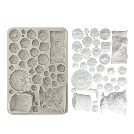 STAMPERIA SILIKONFORM Mold Abformen Gießen Mould, Venice Old Coins