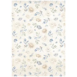 Reispapier Decoupage Bastelpapier A4 - Stamperia - Timeless Small Flowers Pattern