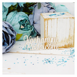 Dekorpappe Die Cut Chipboard Dekoration inschrift Liebe Eltern - Kreatywna Pracownia