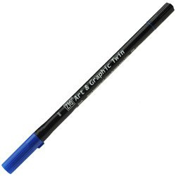 Art &amp; Graphic Twin Marker - Mattblau 063