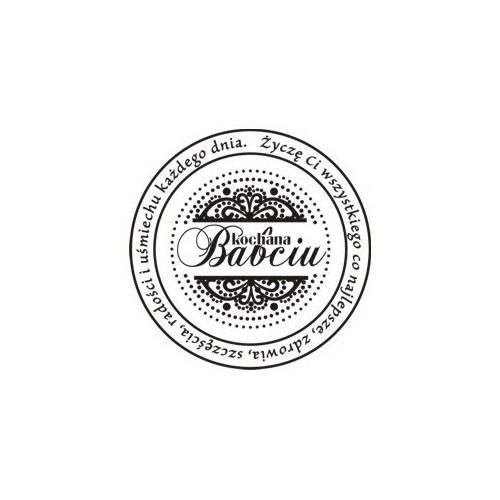 AGATERIA - Transparent Stempel Motivstempel Clear Stamp Kochana Babciu- Untertitel PL Rad, Rahmen