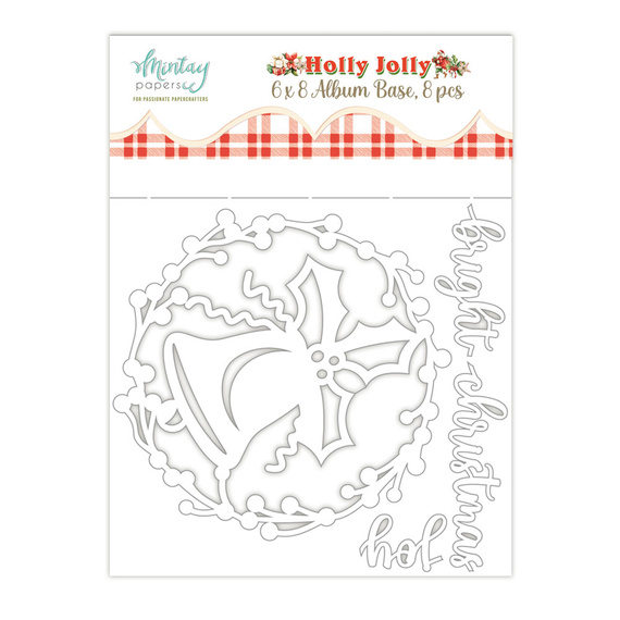 Albumboden Mintay 15,2 x 20,3 cm - Holly Jolly