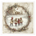 Reispapier-Set - Kinder, Weihnachten, Winterlandschaft - RSM186 - Itd Collection
