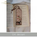 ITD Reispapier Decoupage Bastelpapier, Schreiben, Blumen R0707