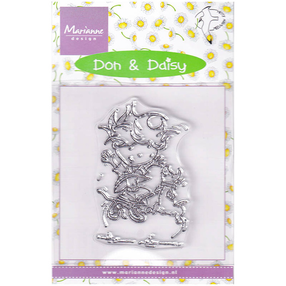 MARIANNE DESIGN Transparent Stempel Motivstempel Clear Stamp - Don & Daisy Freeze Junge und Hund