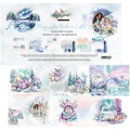 ALCHEMY OF ART Set 30x30cm Scrapbooking Papier, Magic of the Northern Lights