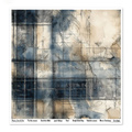 ITD COLLECTION Scrapbooking Papier Set 30x30 cm - Winter's Tale in blue