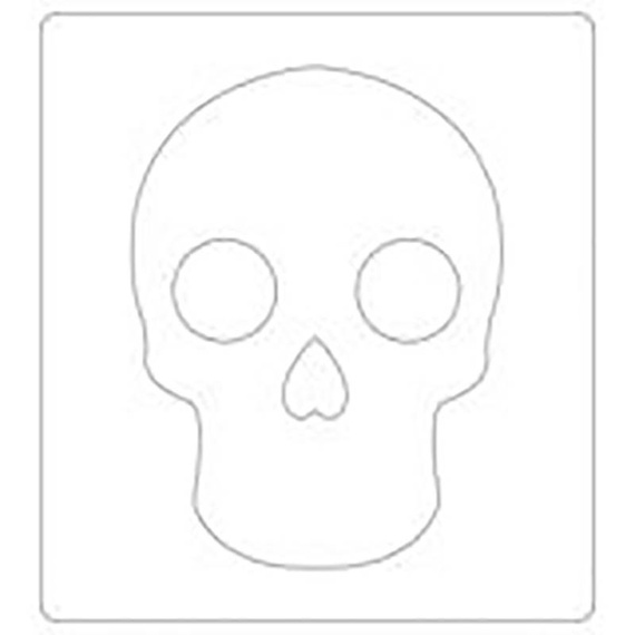 SIZZIX Bigz Stanzform Präge Stanzschablone Cutting Die, Skull by Lisa Jones