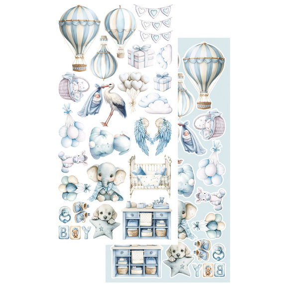 ALCHEMY OF ART Set 15x30cm Scrapbooking Papier, Magic of the Northern Lights, aurora