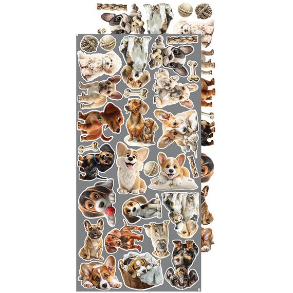 Scrapbooking-Zubehör-Set - Craft o'clock - Dogs