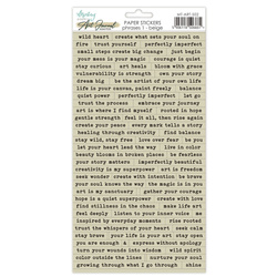 AUFKLEBER - Mintay - Art Journal - Phrases 1 - beige