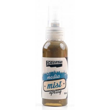 PENTART Mixmedia Mist Spray -  Metallisch antikgold / antique gold 50 ml