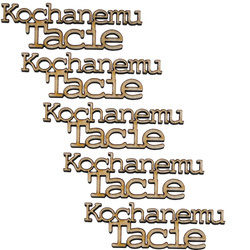 Hölzernes Ornament - Kochanemu Tacie Untertitel PL - Dekor 5 Stück