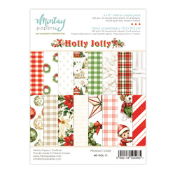 Zusätzliches Notizbuch von Scrapbooking-Papieren 15x20 - Mintay - Holly Jolly