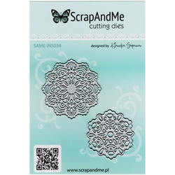Stanzschablone – Cutting Die für Papier - SCRAPANDME - kleine Spitzendeckchen 034