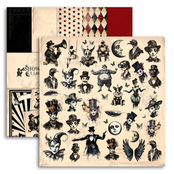UHK 30x30cm doppelseitig Scrapbooking Basteln Papier - Show Time - Abdeckung