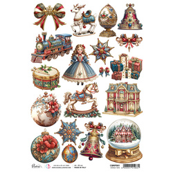 Reispapier für Decoupage A4 - Ciao Bella - Toy Shop Vintage Toys