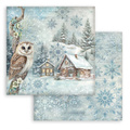 Scrapbooking Papier Set 30x30 - The Owl's House - Stamperia