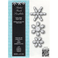 MEMORY BOX Stanzformen Set Stanzschablone Scrapbooking Die Cut,Stitched Piccolo Snowflakes Schneeflocken