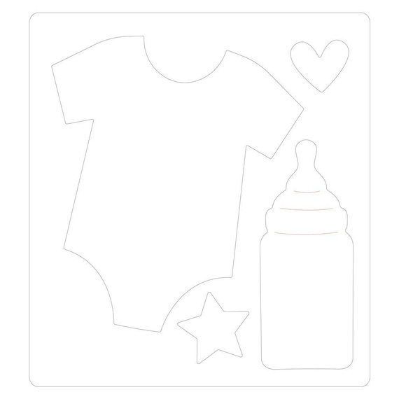 SIZZIX Bigz Stanzform Präge Stanzschablone Cutting Die, Nursery 664389